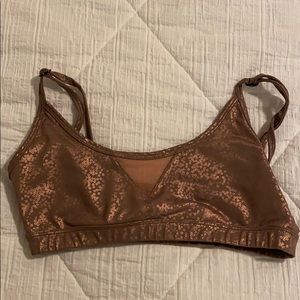 Rose Gold Sports Bra